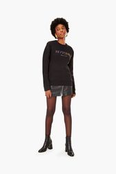 Women - Rykiel Paris Sweatshirt, Black front worn view