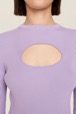 Women Maille - Plain Drop Top, Lilac details view 1