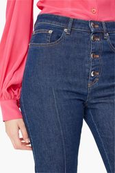 High Waisted Stretch Denim Jeans Baby blue details view 2