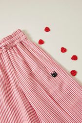 Girls - Striped Girl Pants, Red/white details view 1