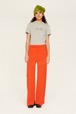 Femme Maille - Pantalon bicolore femme, Orange vue de détail 3