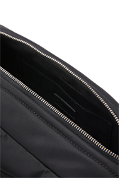 Women - Baguette Demi-Pull  nylon bag, Black details view 2