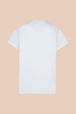 T-shirt motif fleur logo Sonia Rykiel femme Blanc vue de dos