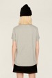 Women Solid - Multicolored Signature T-Shirt, Grey back worn view