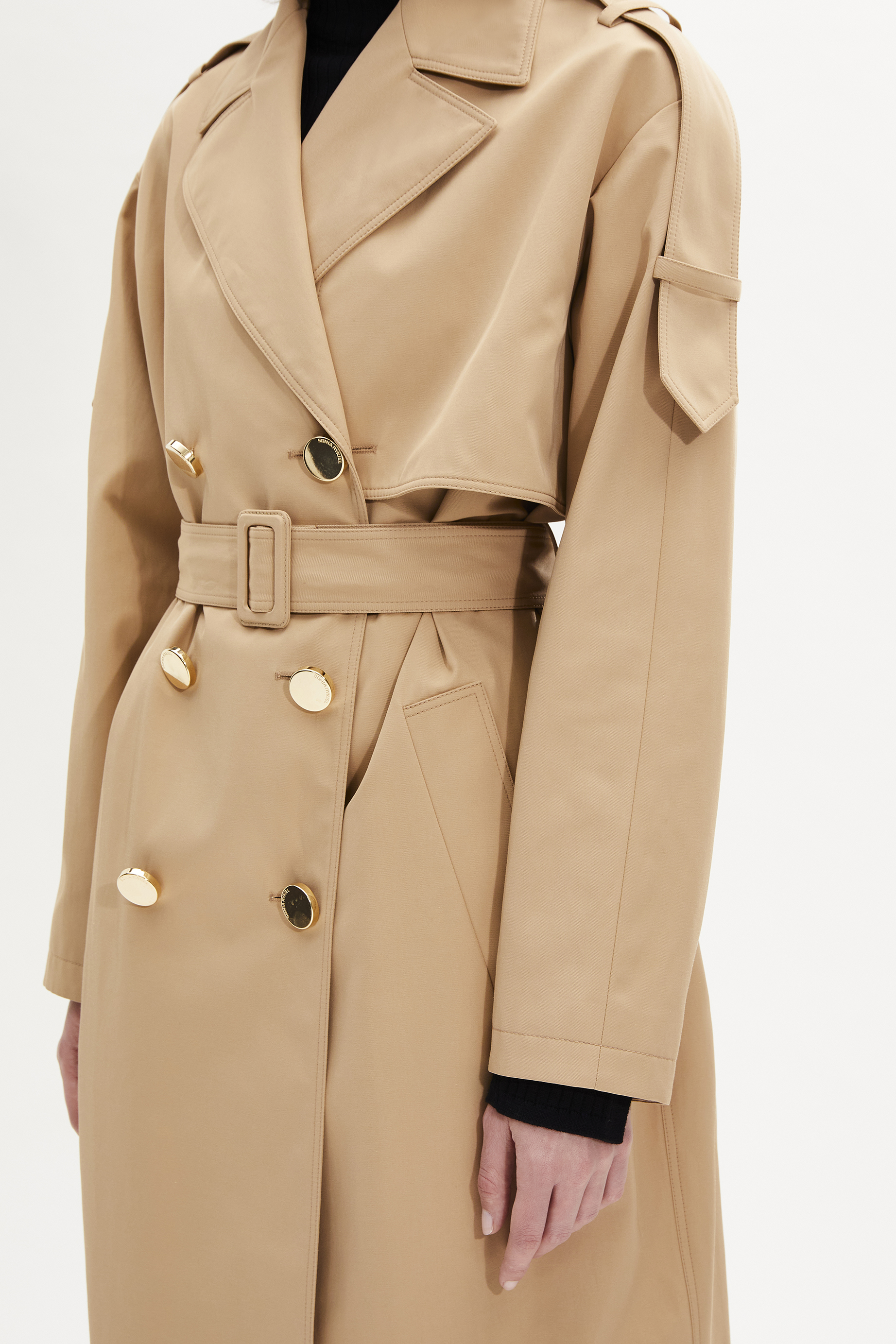 Sonia rykiel hotsell trench coat