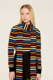 Women Maille - Women Iconic Multicolor Striped Sweater, Multico iconic striped details view 7