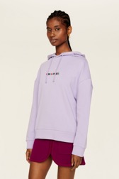 Women Solid - Multicolored Signature Hoodie, Lilac details view 1