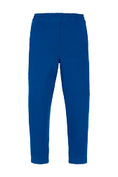 Women Solid - Women Cotton Jersey Jogging, Prussian blue back view