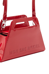 Women - Trapeze "MY RYKIEL BAG" Vinyl Bag, Red details view 1