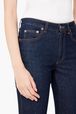 Femme - Jean 5 poches st germain, Bleu gris vue de détail 1