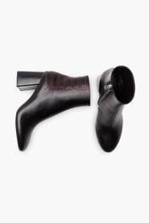 Women - Rykiel Leather Heeled Boots, Black details view 1