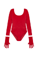 Women - Women Velvet Body, Red front view