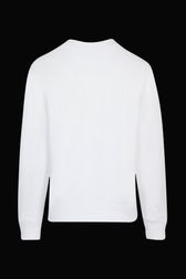Women - SR Sweatshirt with printed flowers, White back view