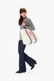 Femme - Shopping bag imprimé sonia rykiel, Blanc vue de détail 2