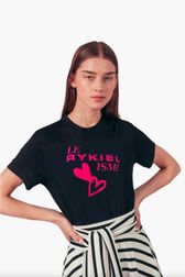 Femme - T-shirt rykielisme, Noir vue de détail 1