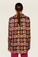 Femme Imprimé - Chemise longue motif Mai 68 femme, Multico crea vue portée de dos