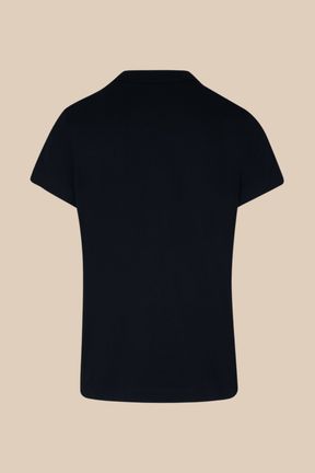 Femme - T-shirt motif fleur logo Sonia Rykiel femme, Noir vue de dos