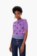 Women - Short Sleeve Woolen Sweater, Parma details view 1