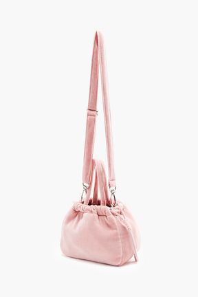 Women - Women Velvet Bag, Pink details view 1