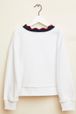 Girls - Sonia Rykiel logo Cherry Print Girl Sweatshirt, White back view