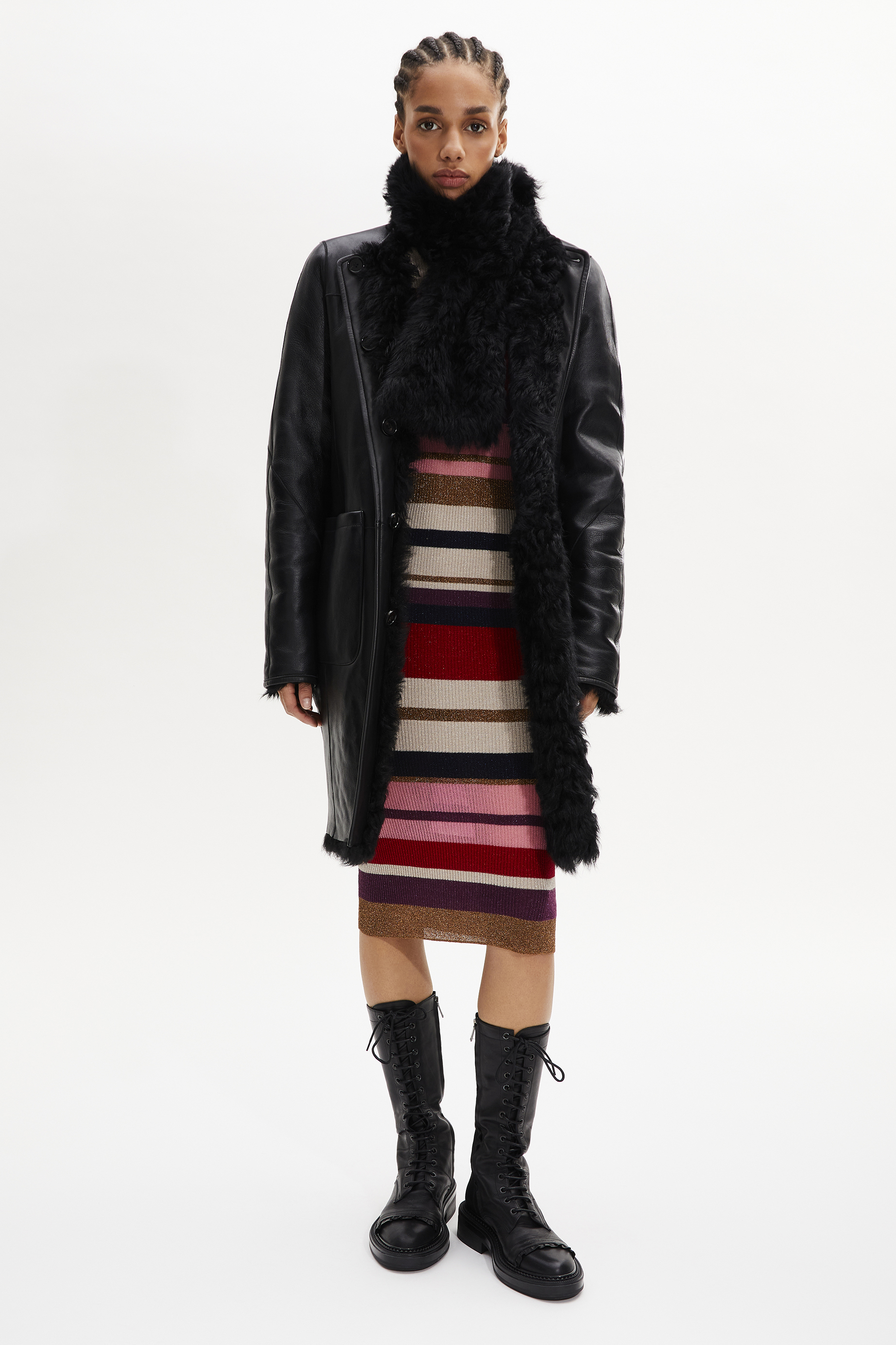 Women's Reversible Leather Coat | Sonia Rykiel Women's Reversible Leather Coat | Sonia Rykiel