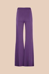 Women - Women Flare Pants, Purple back view