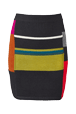 Femme Maille - Mini jupe color block laine alpaga femme, Multico crea vue de face