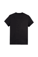 Femme Uni - T-shirt jersey de coton femme, Noir vue de dos