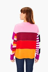 Women - Multicolor Vittoria Sweater, Multico back worn view