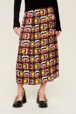 Women Printed - Women May 68 Print Long Skirt, Multico crea details view 3