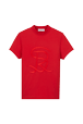 Femme Uni - T-shirt jersey de coton femme, Rouge vue de face