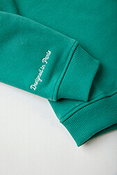 Printed Girl Oversize Cropped Sweater - Bonton x Sonia Rykiel Green details view 3