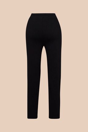 Femme - Pantalon jogging motif bouche femme, Noir vue de dos