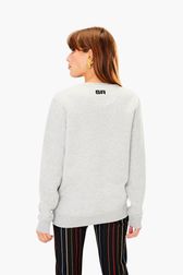 Women - Rykiel Paris Sweatshirt, Grey back worn view
