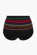 Women - Multicolored Stripes Panties, Multico back view