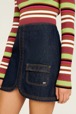 Femme Uni - Mini jupe en jean femme, Brut vue de détail 1