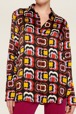 Women Printed - May 68 Long Shirt, Multico crea details view 2