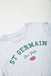 Filles Uni - T-shirt oversize fille coton - BONTON x Sonia Rykiel, Gris vue de détail 3