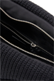 Women - Camera Demi-Pull medium knit bag, Black details view 2