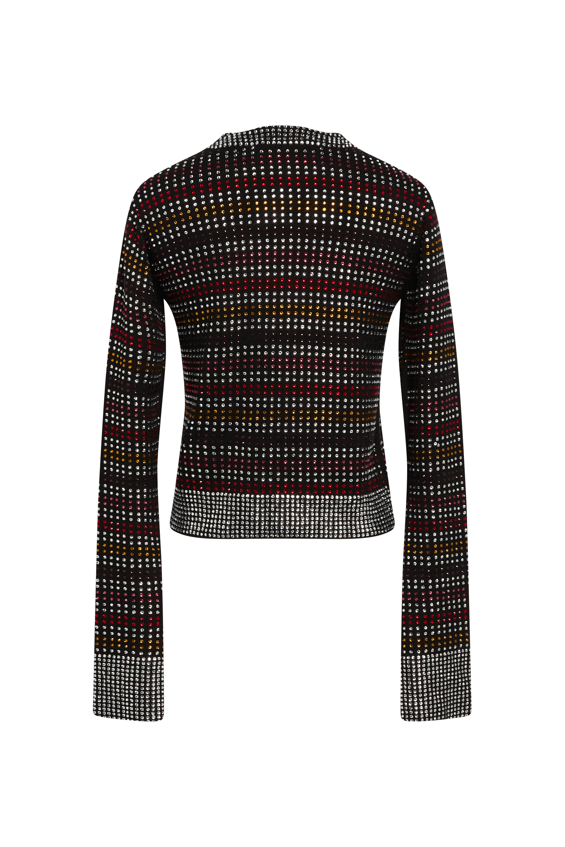 Rhinestone striped sweater| Sonia Rykiel