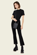 Women - Le Pavé Parisien Bag, Black front worn view