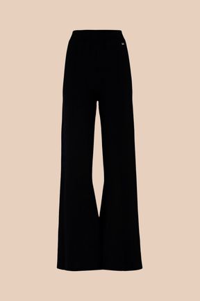 Women - Flare Pants, Black front view