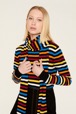 Women Maille - Women Iconic Multicolor Striped Sweater, Multico iconic striped details view 3