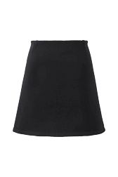 Women Maille - Women Milano Short Skirt, Black back view