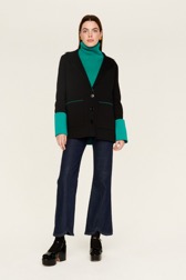 Women Maille - Women Two-Tone Suit, Black details view 2