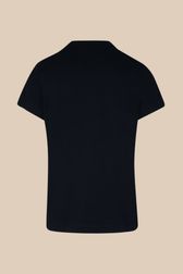 Women - SR T-Shirt with flower print, Black back view