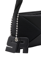 Women - Camera medium nylon bag, Black details view 1
