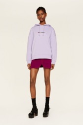Women Solid - Multicolored Signature Hoodie, Lilac details view 3