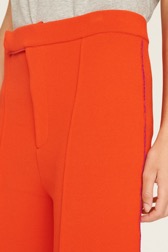 Women Two-Tone Pants Orange details view 1