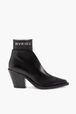 Women - Rykiel Boots in Leather and Lurex Mesh, Black front view